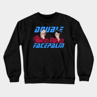 Double Facepalm Crewneck Sweatshirt